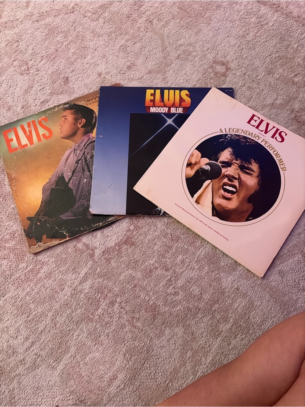 Vinyl Record Collector Elvis Presley
